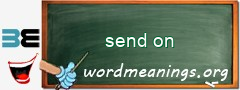 WordMeaning blackboard for send on